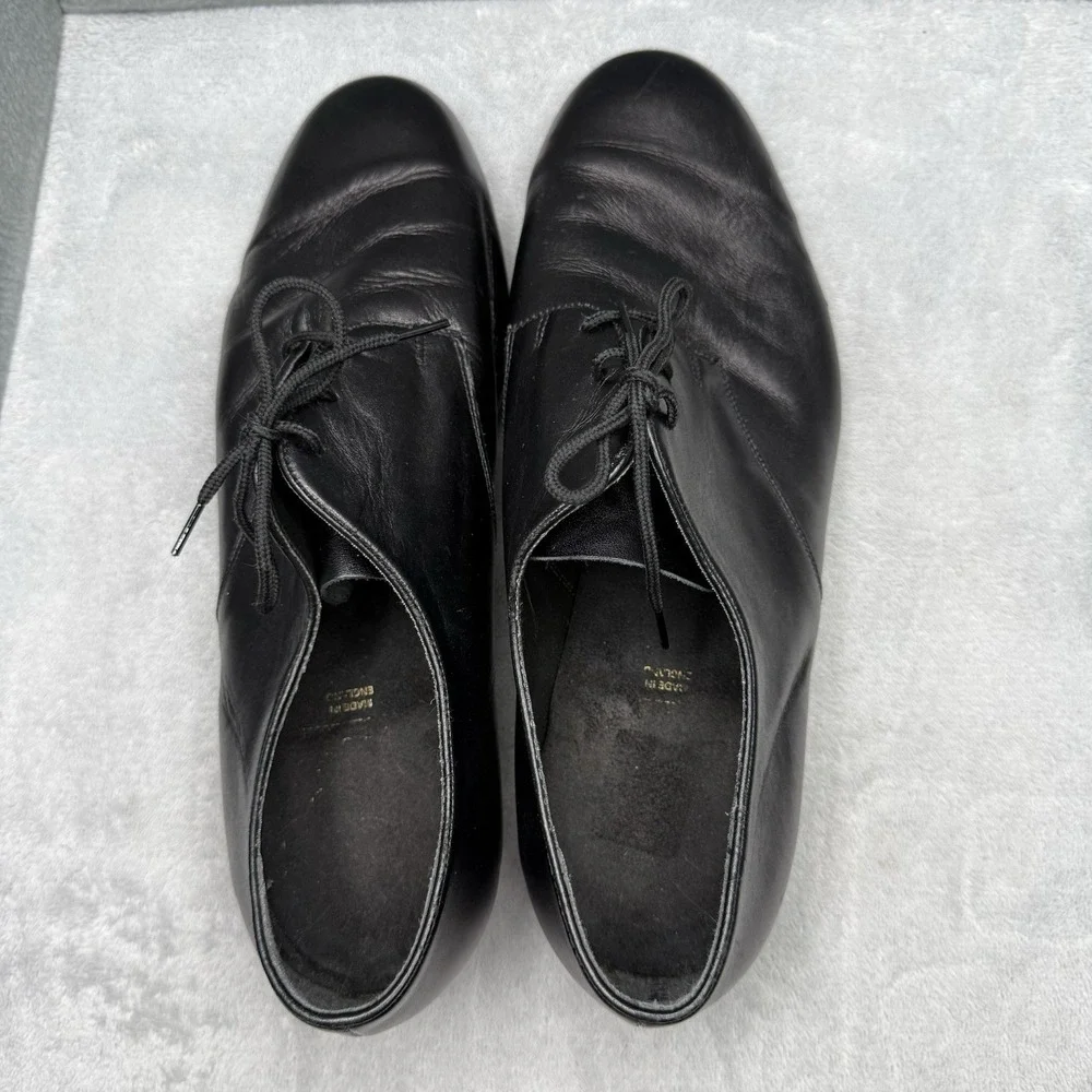 Supadance Men's Ballroom Dance Shoes UK 10.5 US 11.5 Black Leather Suede England